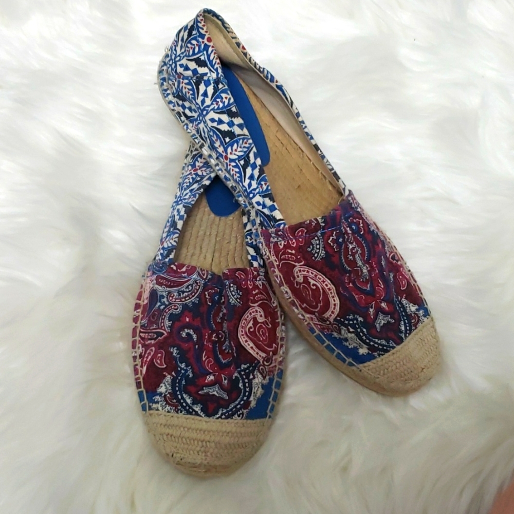 NINE WEST Paisley Espadrille Flats